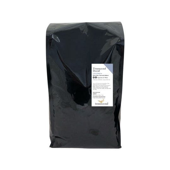 Black bag with a label on a white background
