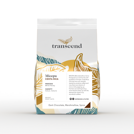 300g of Micepa coffee by Transcend from Costa Rica. 