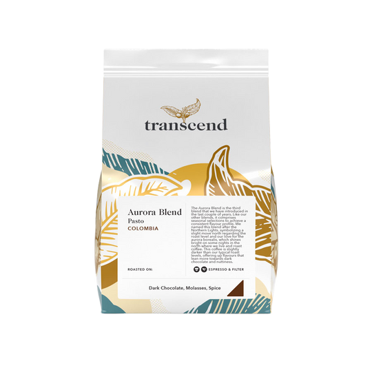 Transcend Coffee ¾ lb bag of Aurora Blend coffee